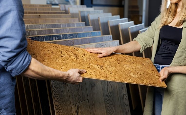 eco-friendly cork flooring in new homes